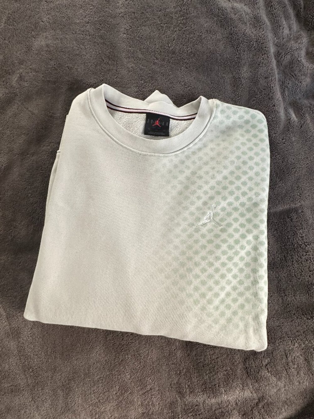 Jordan Light Green Aquatic Oversized Pullover Sweatshirt Men’s Size [Large]